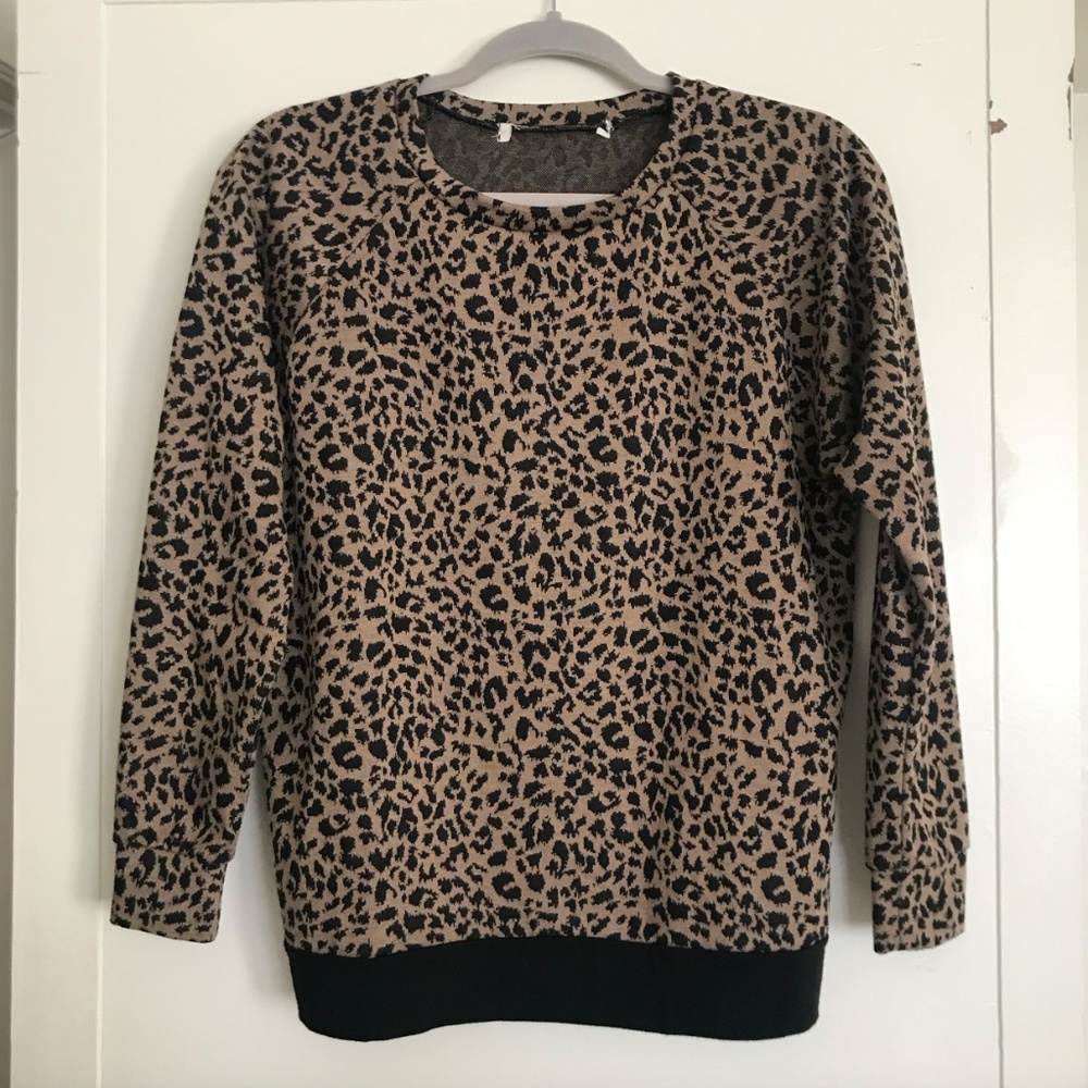 Cheetah Leopard Lightweight Sweater Top